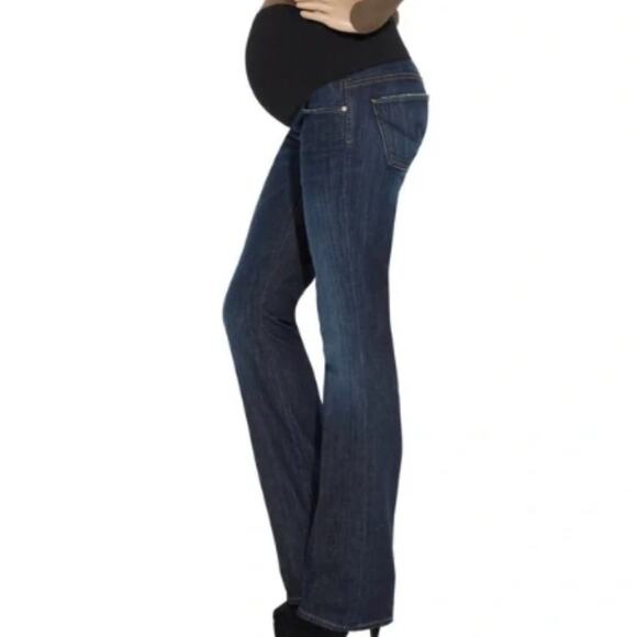 Citizens of Humanity NWT Kelly Maternity Jeans Belly Panel Bootcut Dark Boho 29 - Picture 10 of 10